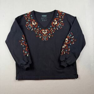 FatFace Embroidered Floral Sweatshirt Women’s S